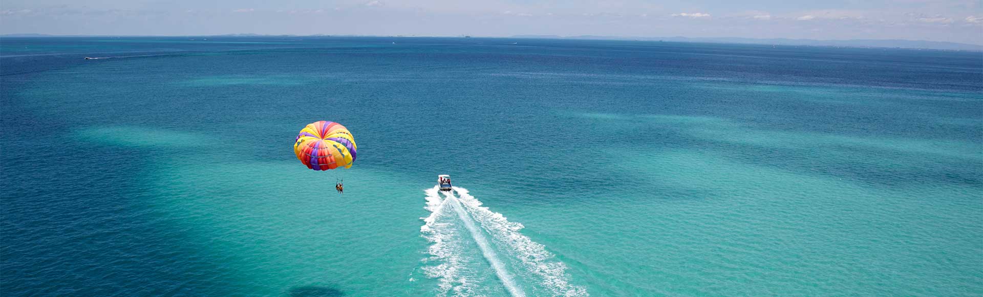 Parasailing in the Cayman Islands